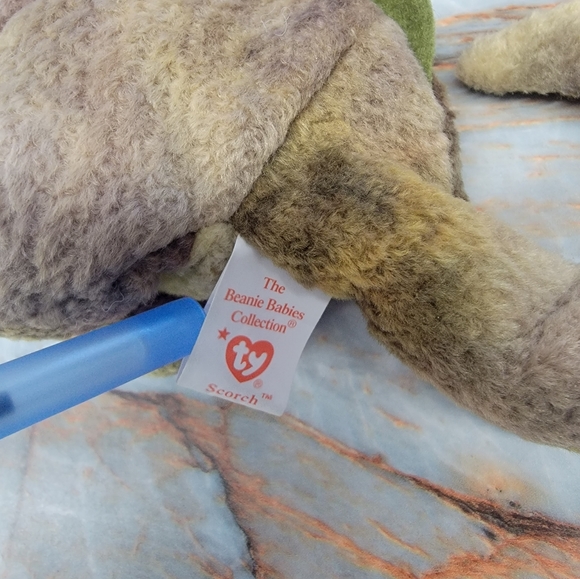 TY Beanie Baby Rare 1998 "Scorch" The Dragon Collectible With Many Errors! - Picture 7 of 9